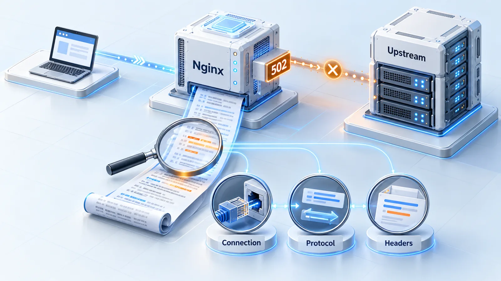 Nginx 返回 502 时，按连接、协议和响应头定位问题